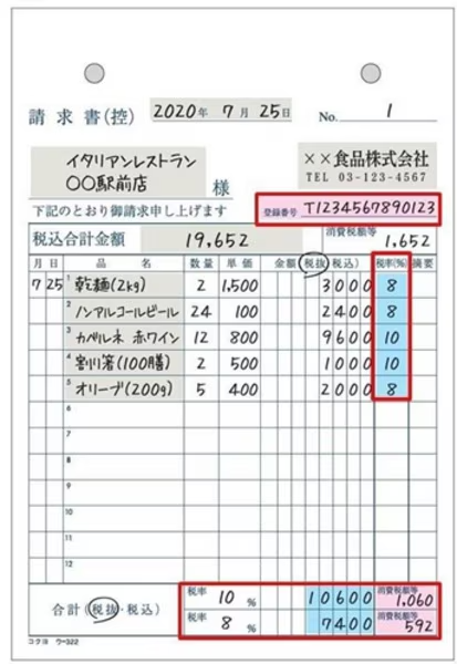 手書き請求書（画像形式）