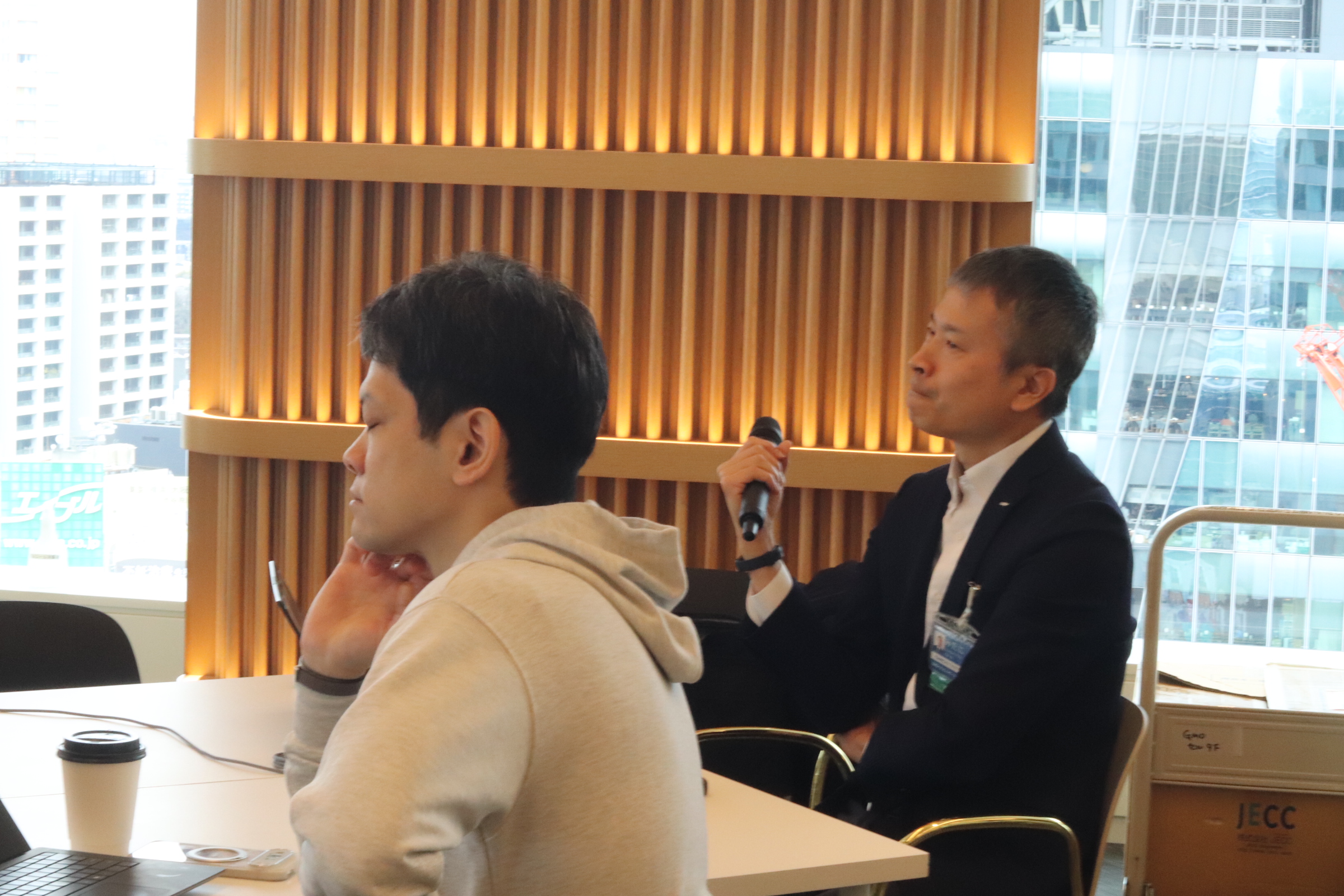 成果発表会のパートナー参加