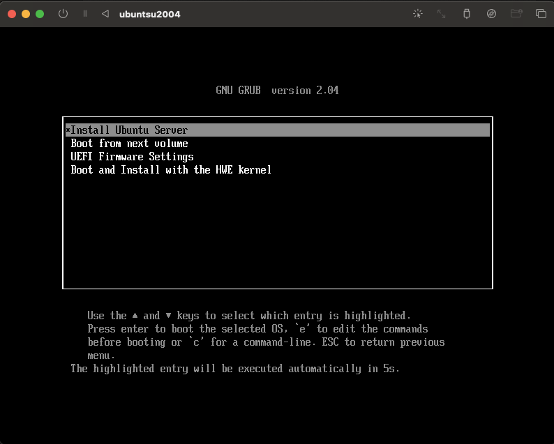 install start